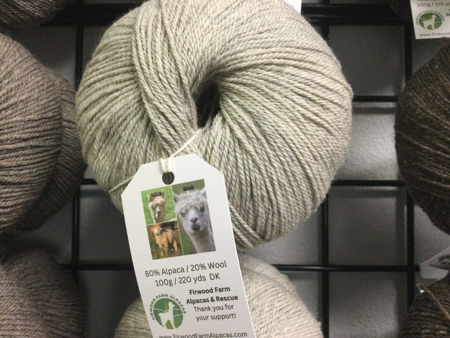 Firwood Farm Alpacas' Yarn