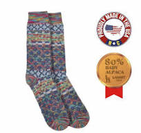 Jacquard Alpaca Socks