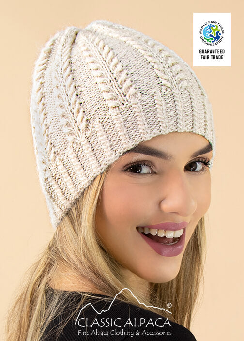 Herringbone Alpaca Hat