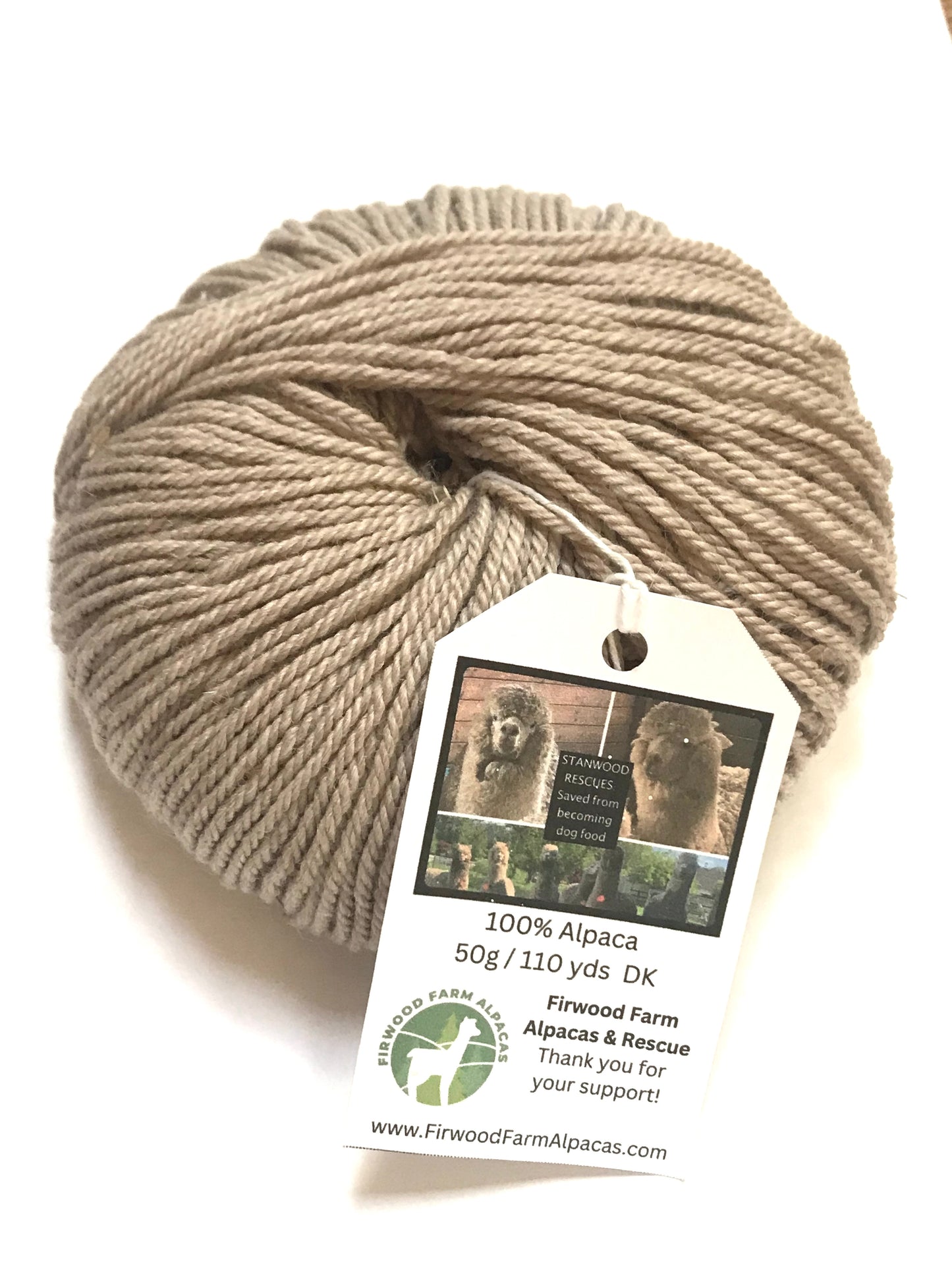 Firwood Farm Alpacas' Yarn