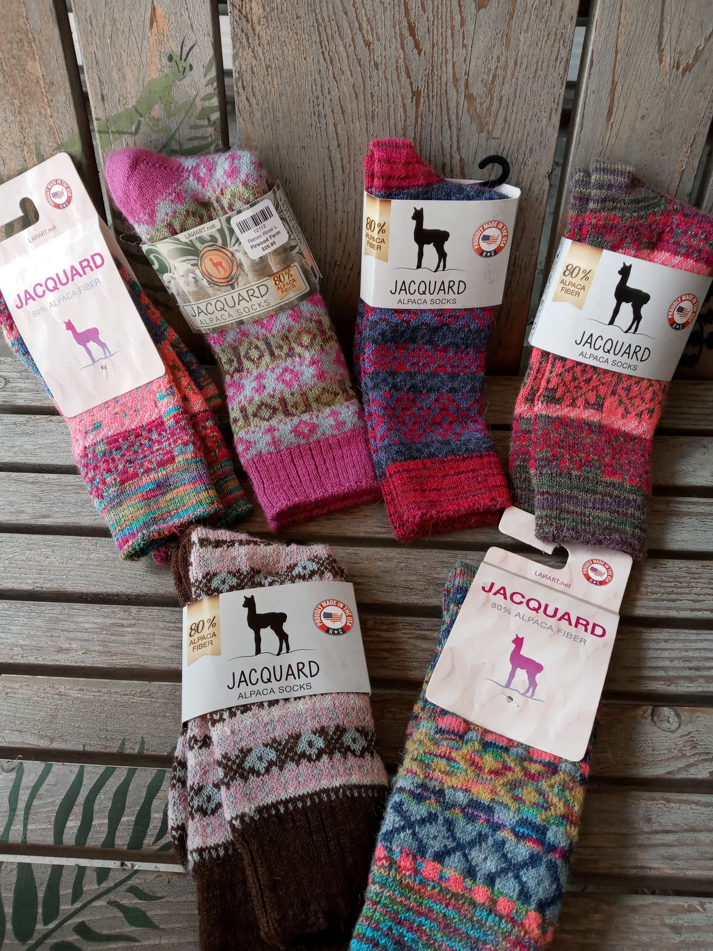 Jacquard Alpaca Socks