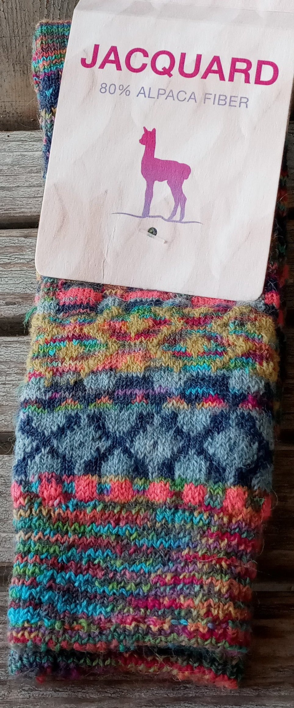 Jacquard Alpaca Socks