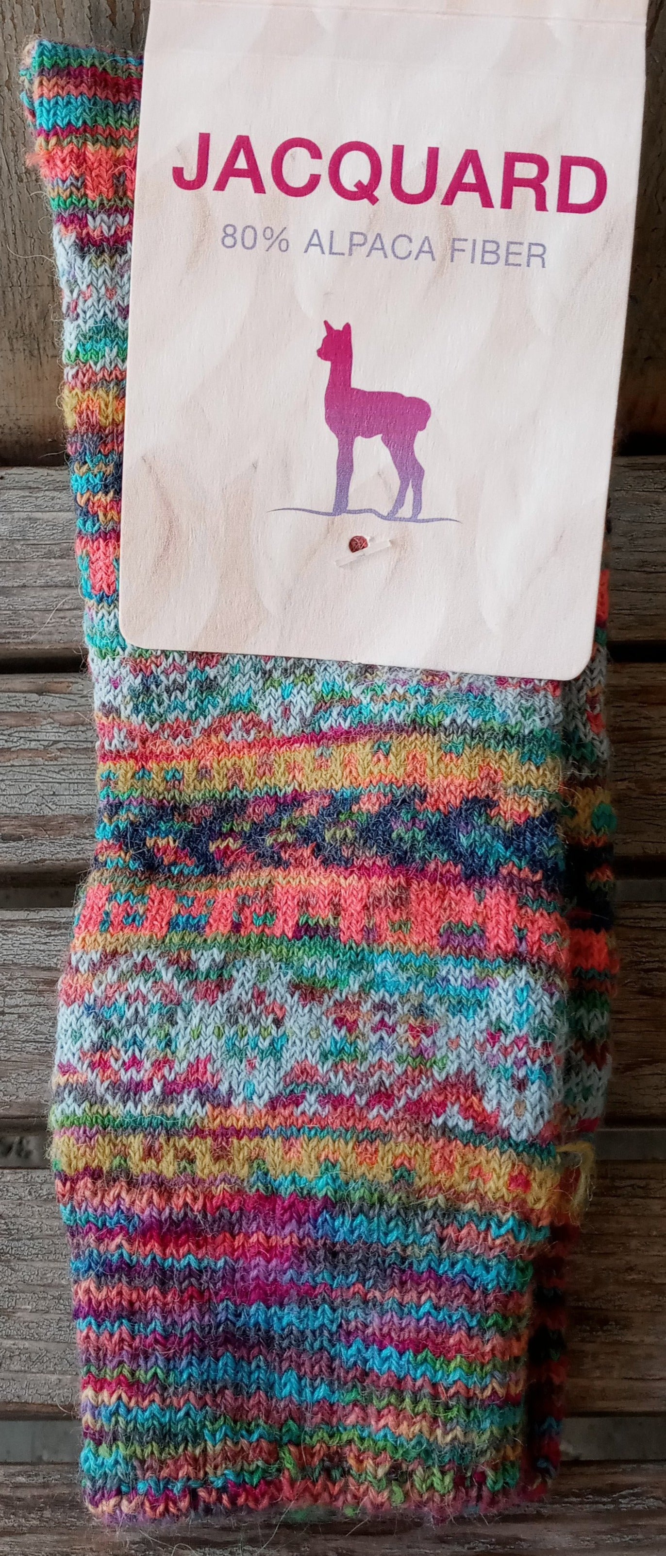 Jacquard Alpaca Socks