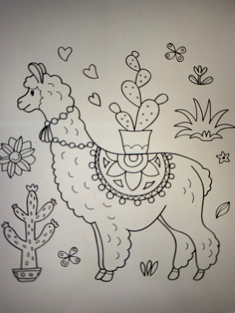 Alpaca on Canvas