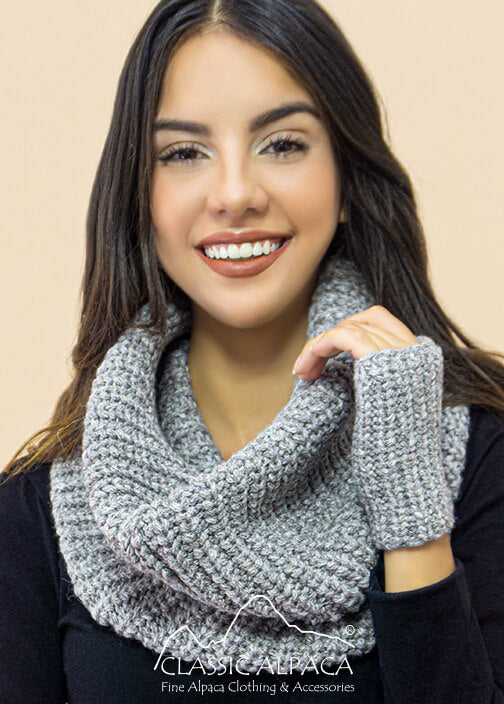 Eco Alpaca & Cotton Infinity Cowl