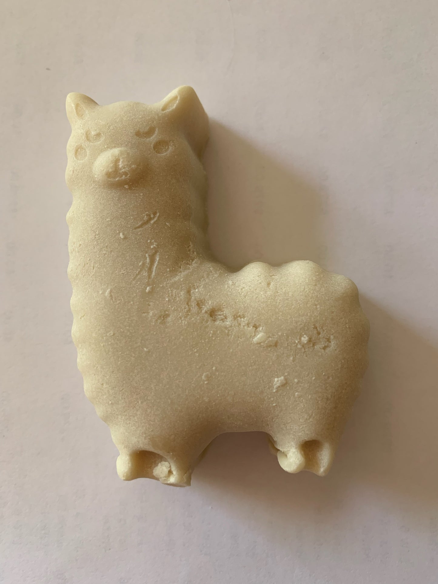 Alpaca-Shaped Goat's Milk Soap