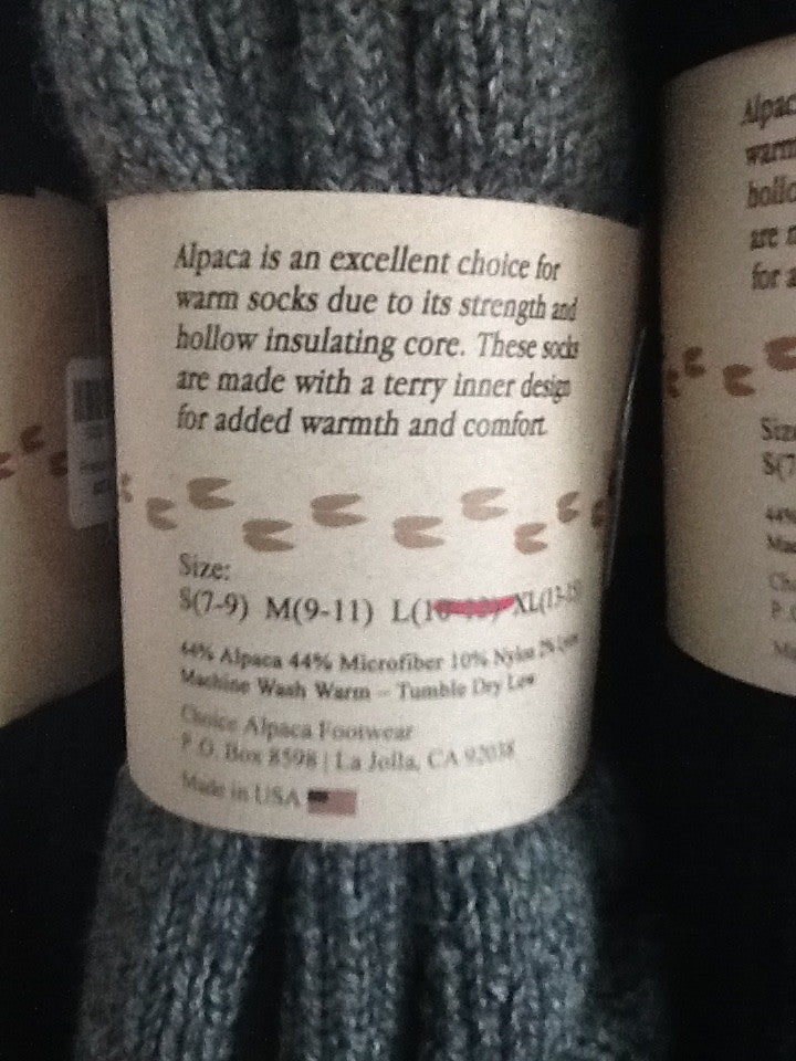 Super-warm Alpaca Socks