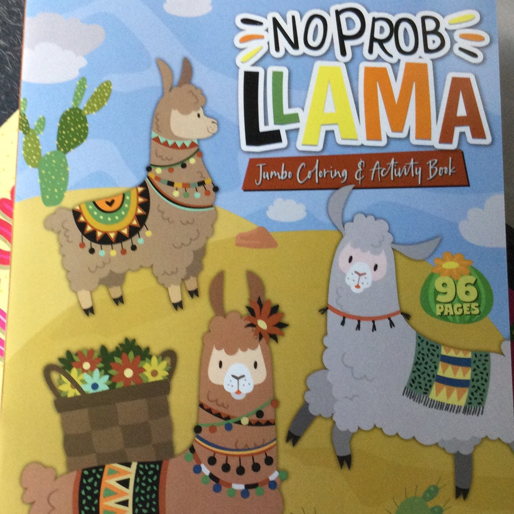 No Prob Llama Coloring Book
