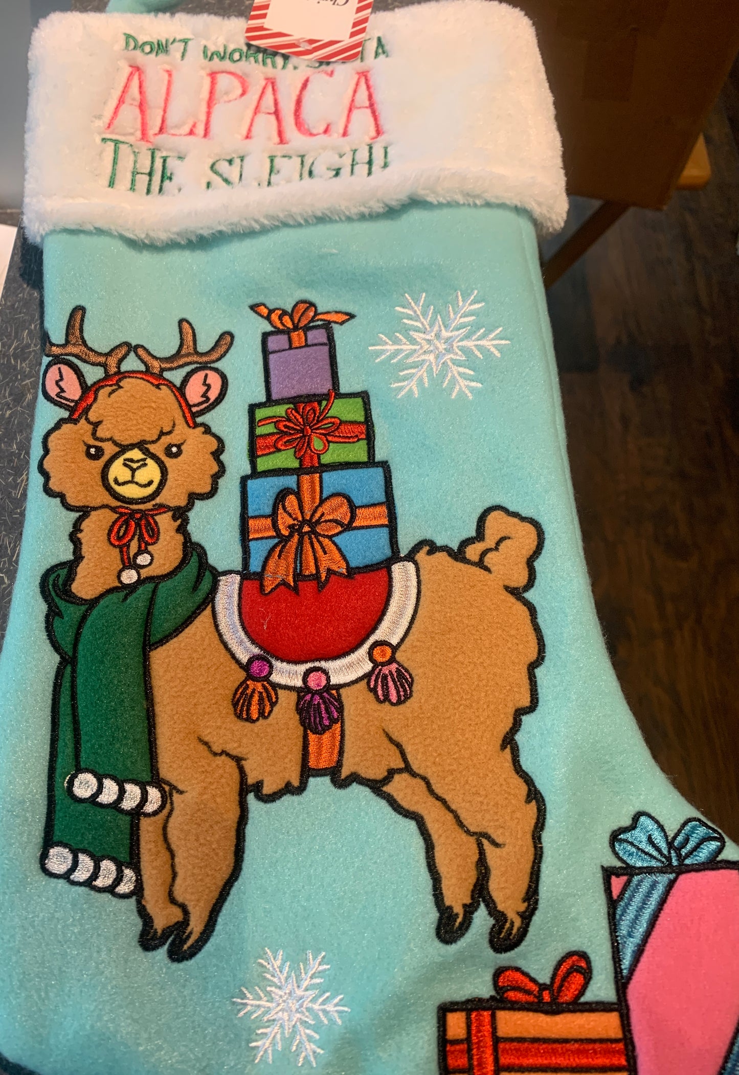 Alpaca the Sleigh Stocking
