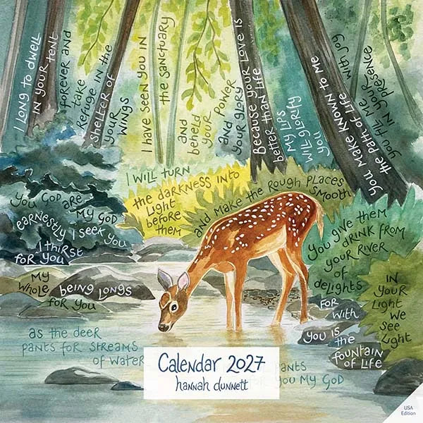 2027 Hannah Dunnett Wall Calendar