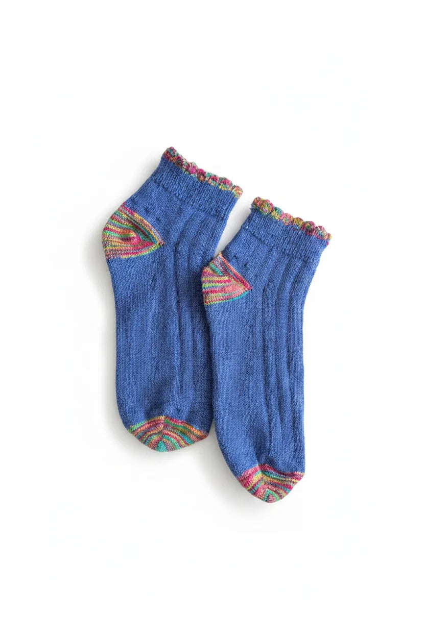 Retro Ribbed Bobby Socks