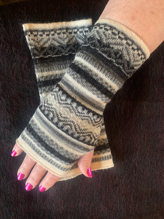 Cuzco Gauntlet Arm Warmers - 100% Baby Alpaca