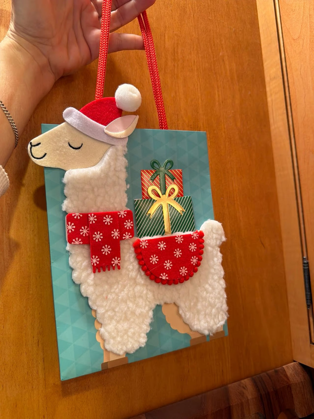 Papyrus Llama Christmas Gift Bag