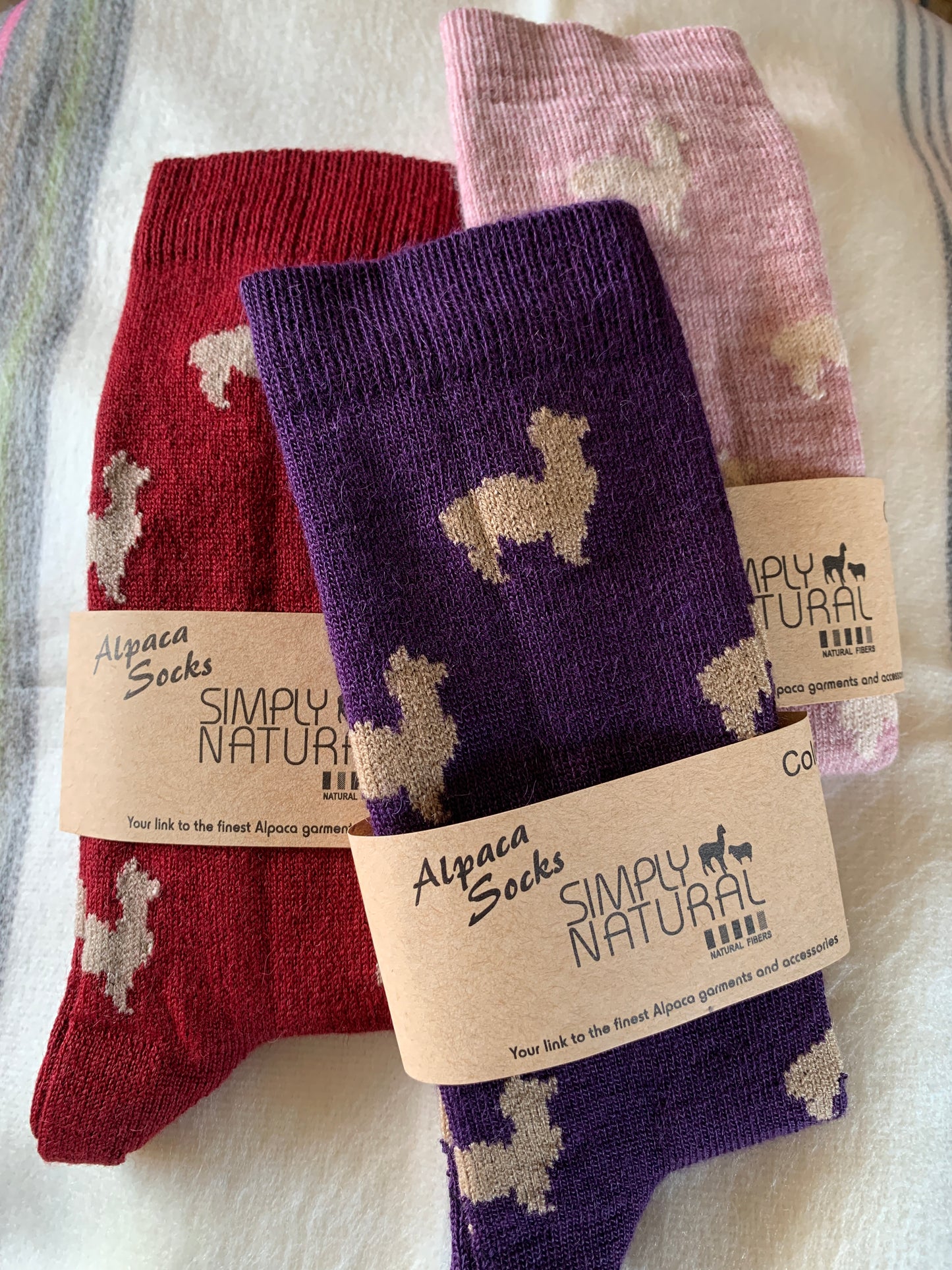 Alpaca Figure Socks