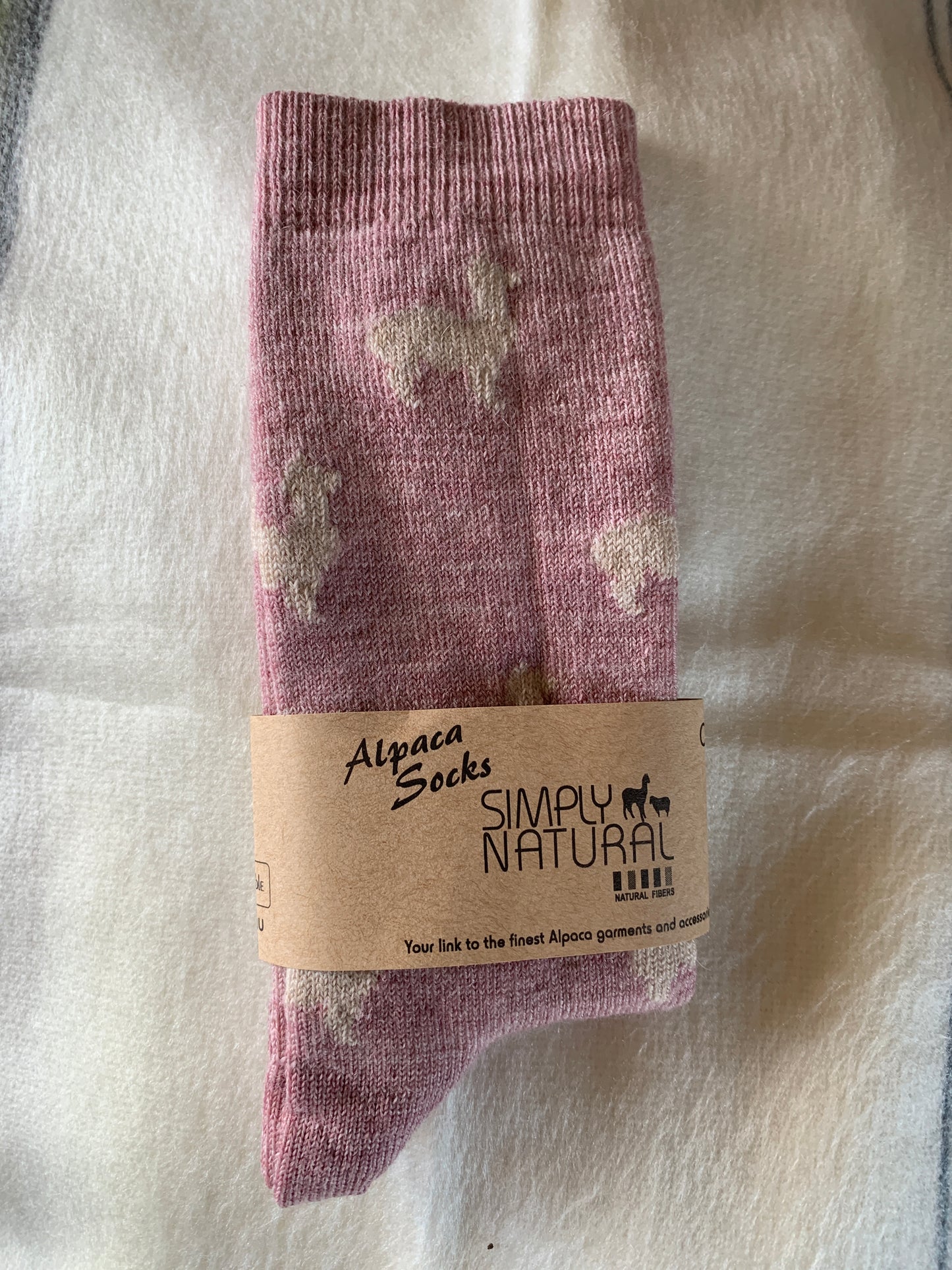 Alpaca Figure Socks