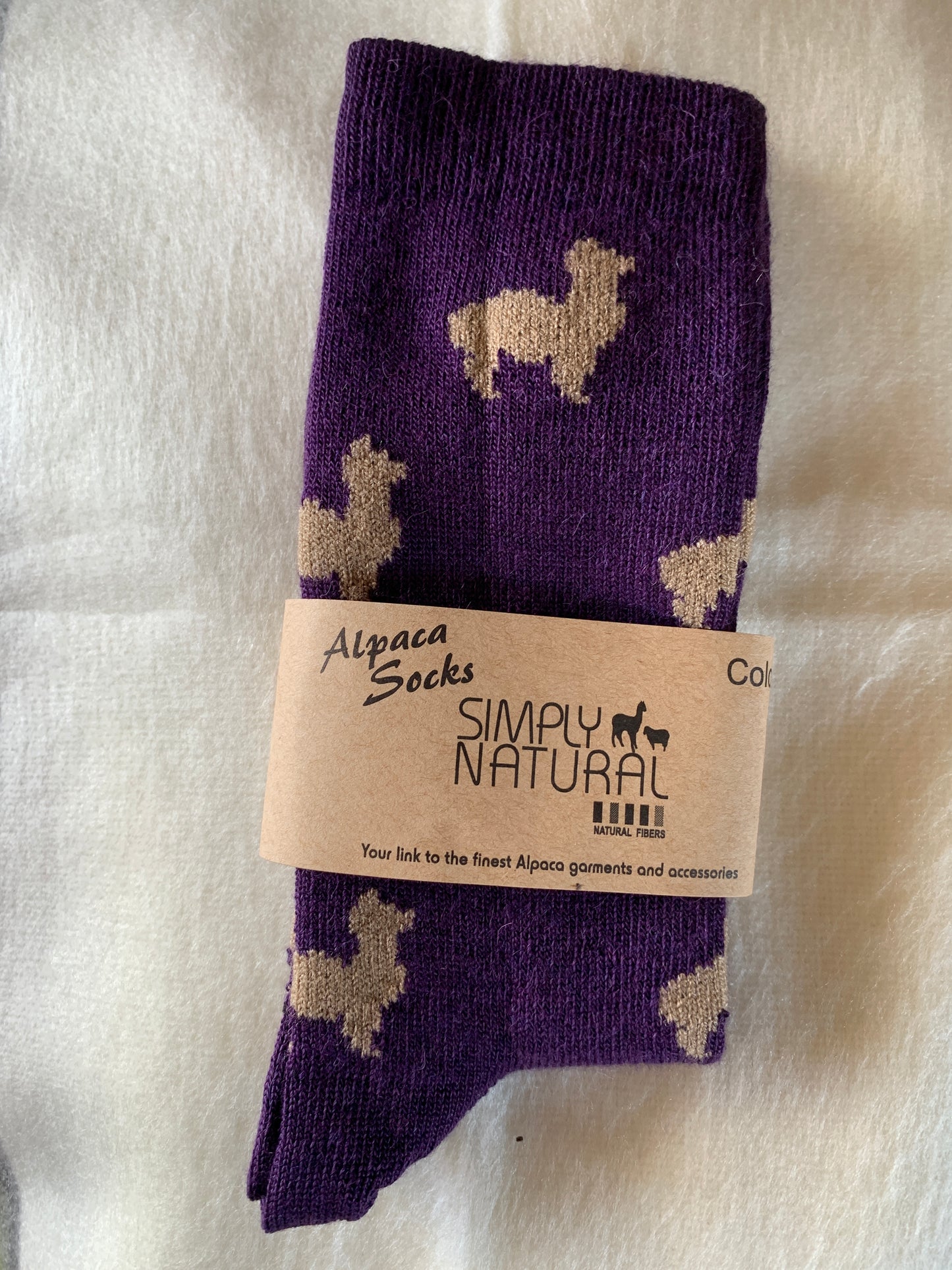 Alpaca Figure Socks