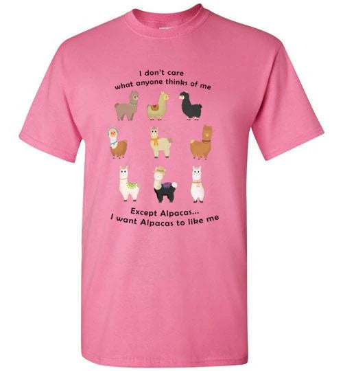 I Want Alpacas to Like Me t-shirt