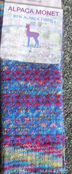 Jacquard Alpaca Socks