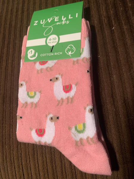 Alpaca Printed Super Soft Cotton Socks