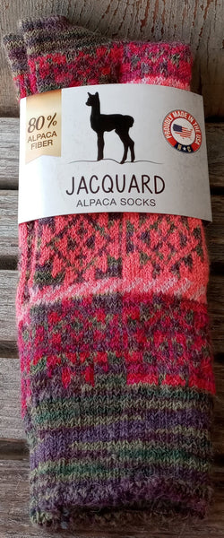 Jacquard Alpaca Socks