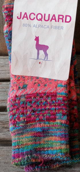 Jacquard Alpaca Socks