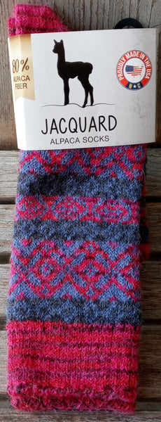 Jacquard Alpaca Socks