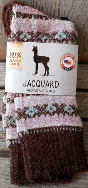 Jacquard Alpaca Socks