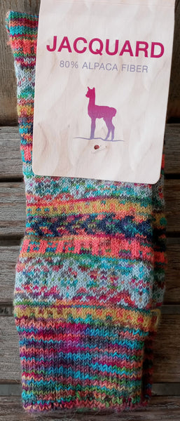 Jacquard Alpaca Socks