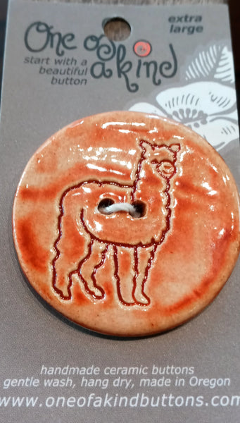 One of a Kind Ceramic Pin/Button