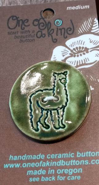 One of a Kind Ceramic Pin/Button