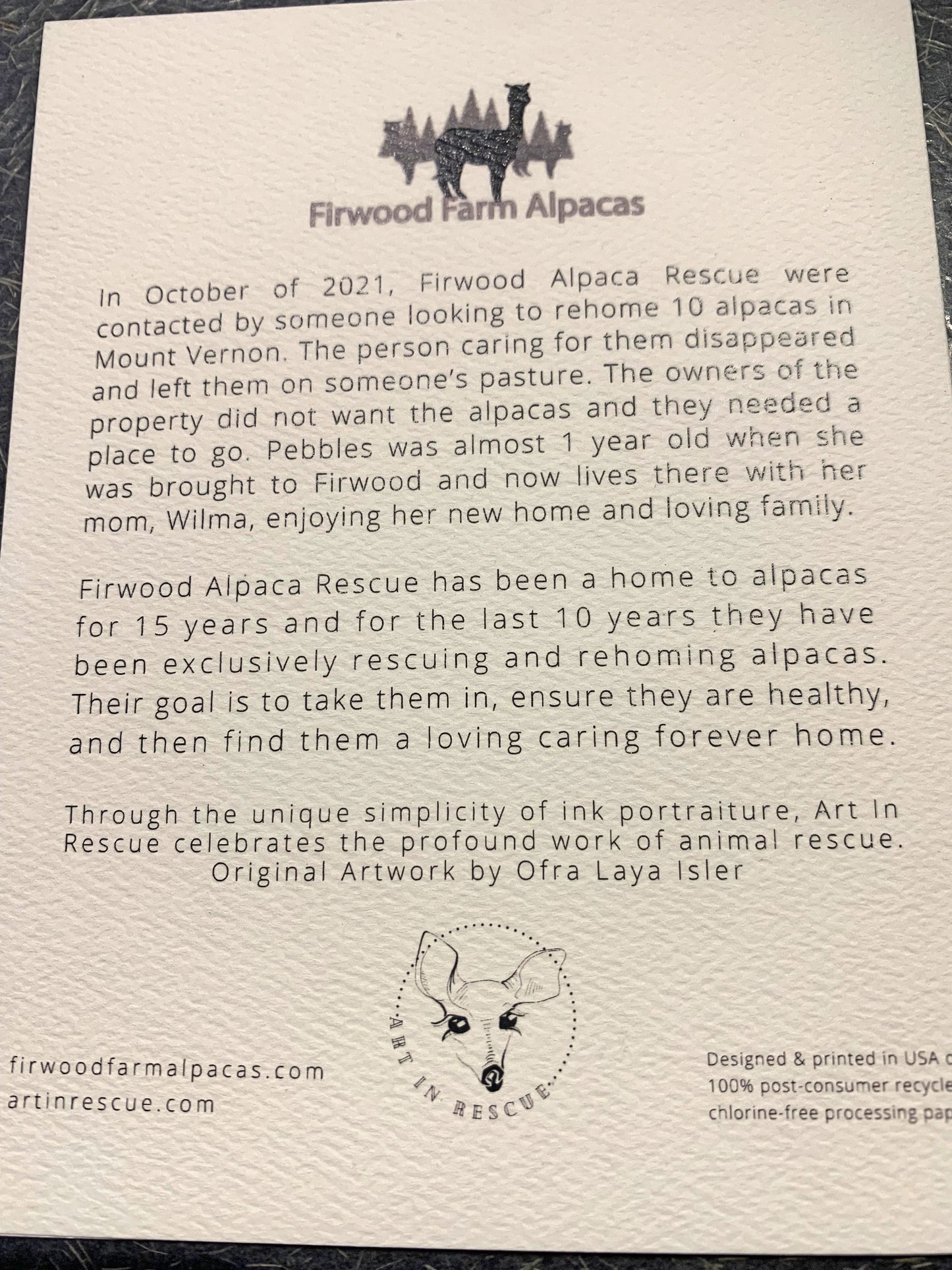 Hand Inked Cards (Set of 5 or Singles)