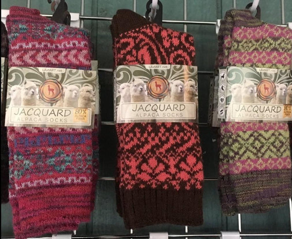 Jacquard Alpaca Socks