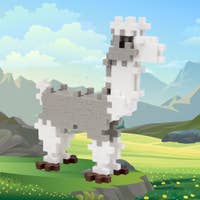 Interlocking Llama Statue