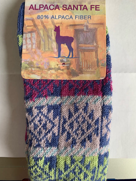 Jacquard Alpaca Socks