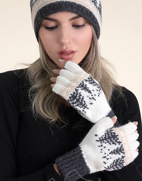 Fingerless Reversible Gloves (Nordic)