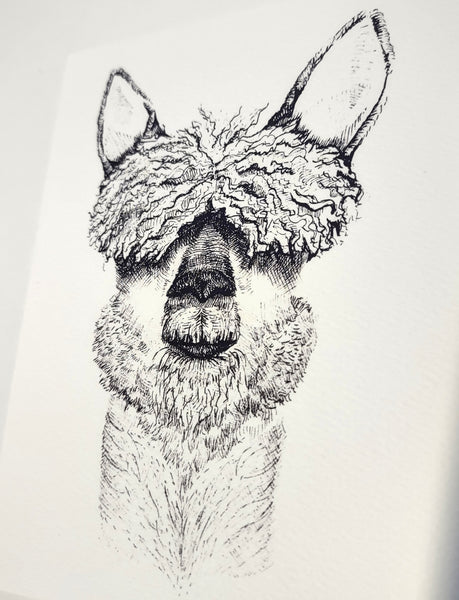 Hand Inked Cards (Set of 5 or Singles)
