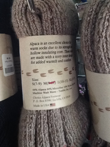 Super-warm Alpaca Socks