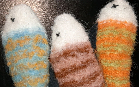 Alpaca Crinkle Fish Cat Toy